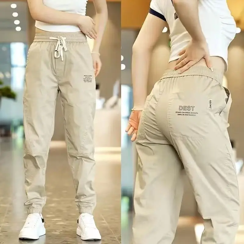 

Men's Workwear Loose Fit Ice Silk Qui Dry Breathable Labor Protection Pants Construction Site Clothing Youthful Summer Casu...