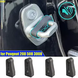 Car Door Lock Sound Deadener Damper Buffer For Peugeot 208 308 508 2008 3008 5008 Partner Rattling Screaks Quiet Noise Deaf Seal