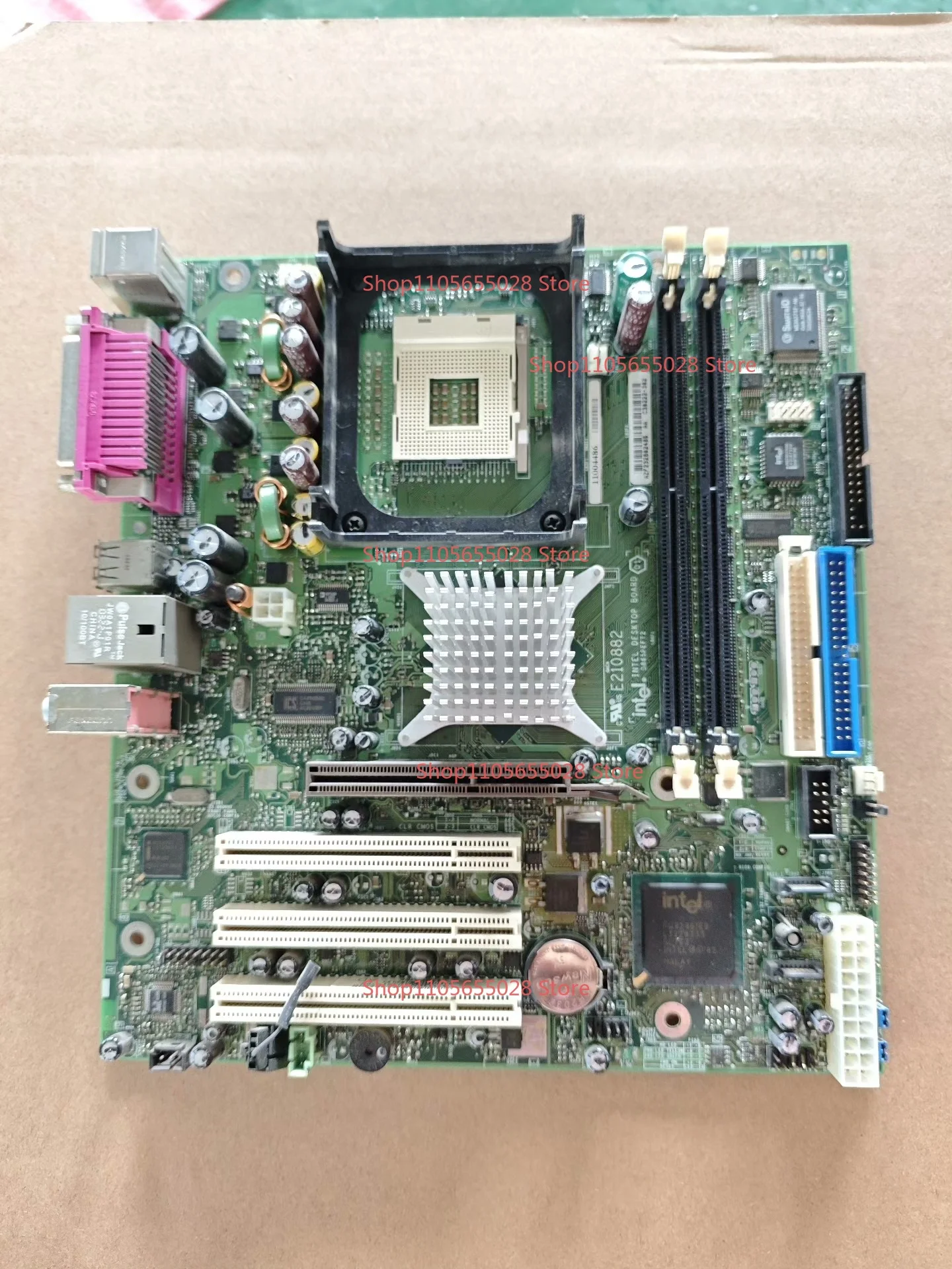 For Intel Main Board D865PEFT2 Main Board, 478-pin Interface, Support DDR1 Memory, No Integrated Graphics Card