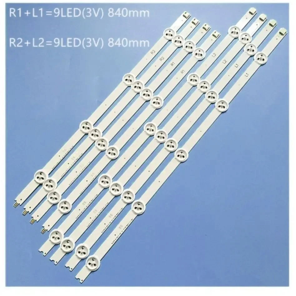 

100% New 8PCS LED Strip For PH ILIPS TV 42PFT6309 42PFH6309 88 LC420DUE PG F1 6916L 1455B 6916L 1456B 6916L 1457B 6916L 1458B