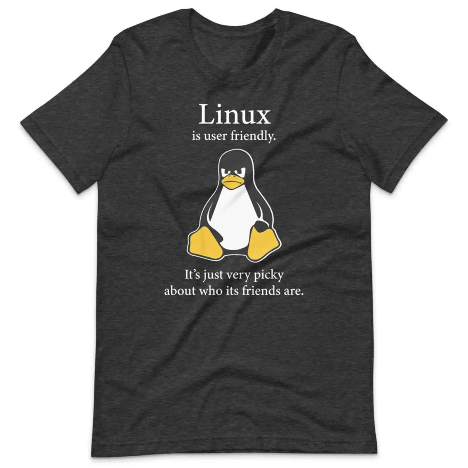 Funny Linux Tux Penguin T Shirt Coder Programmer Coding Geek Developer DevOps Software Casual Top vintage Washed homme fashion