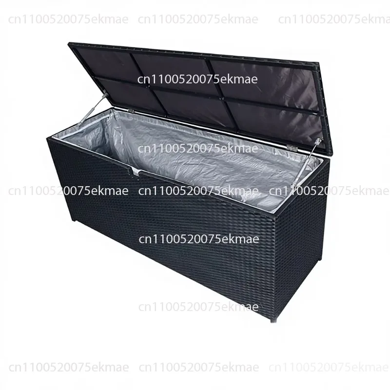 Household Rattan Outdoor Storage Box Modern Style Insect-proof and Mildew-proof Pull-out Design