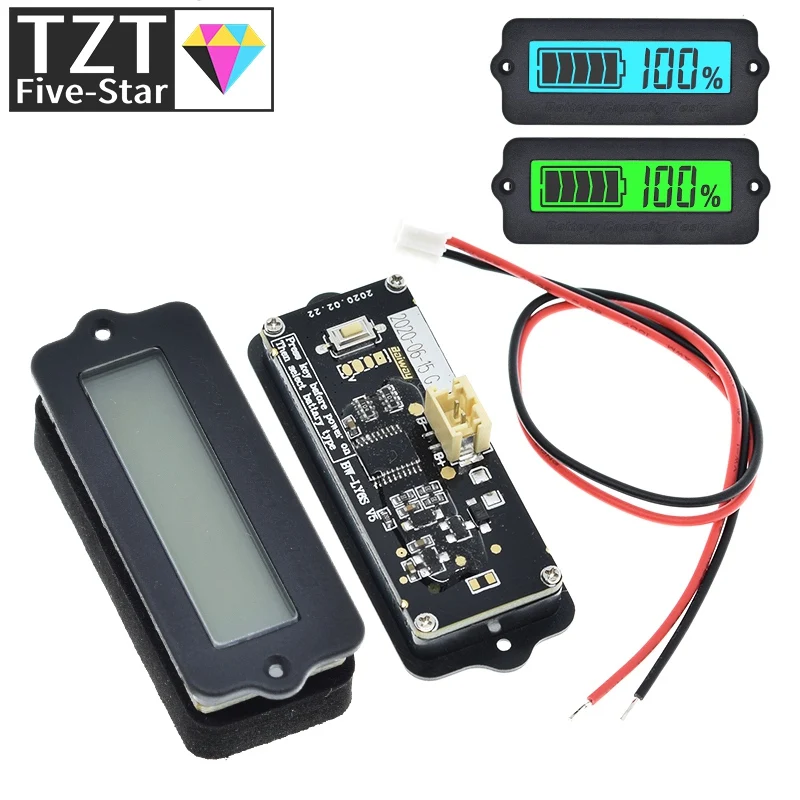 12V LY6W Lead Acid LiPo Battery Capacity Indicator LCD Display Battery Capacity Meter Power Detect Digital IC Tester Voltmeter