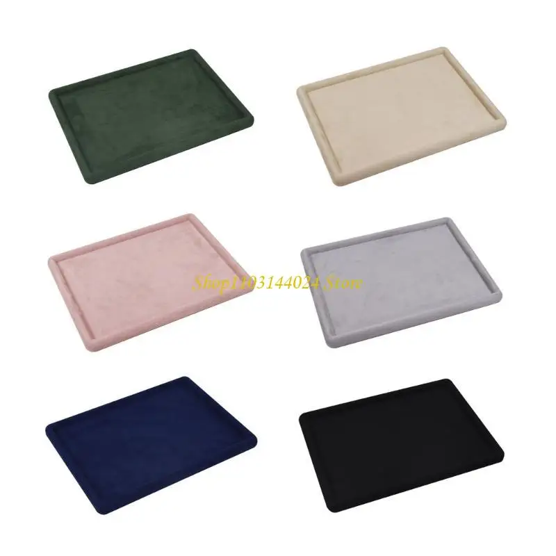 N5KE Jewelry Drawer Soft Interior Jewellery Display Tray for Necklace Rings