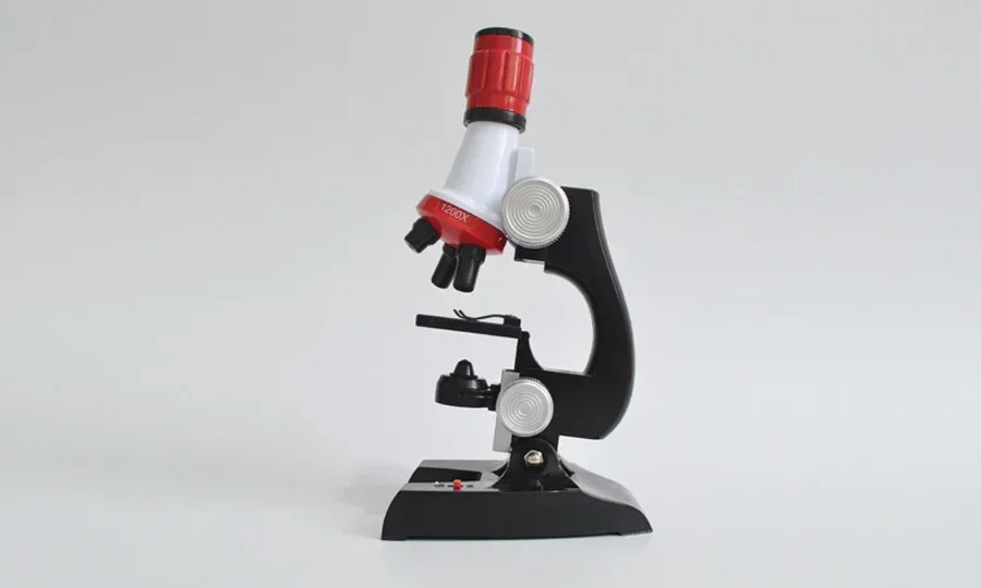 [Funny] biology Educational Insights microscopio fai da te 1200X bambino impara a crescere giocattolo studente esperimento scientifico insegnamento prop toy