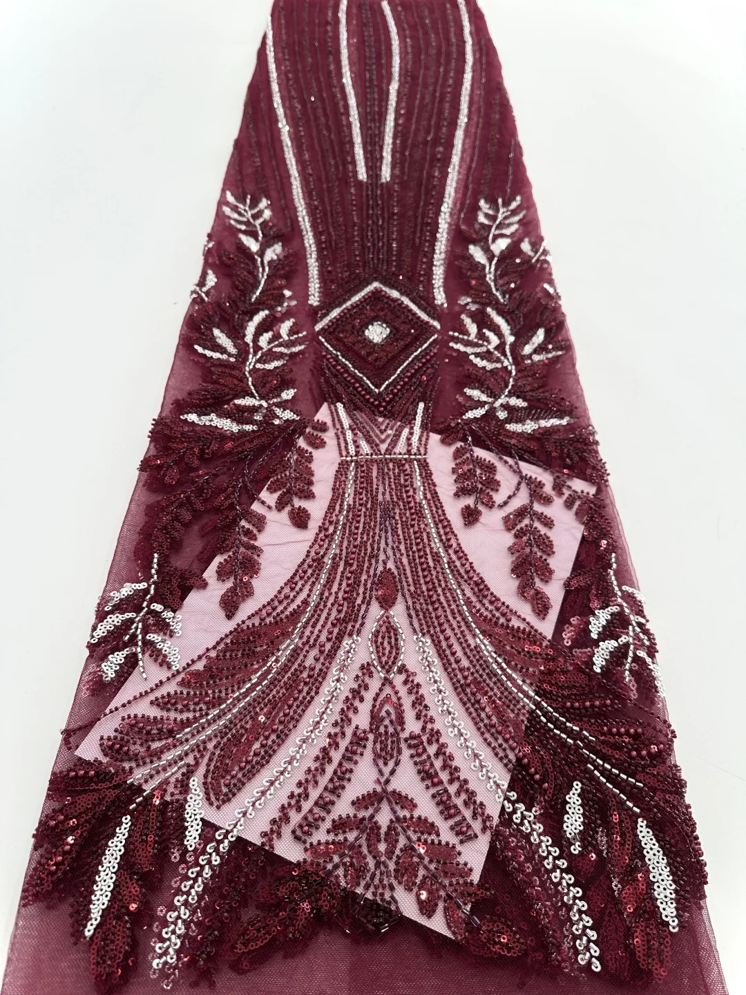 아프리카 나이지리아 비즈 프랑스 메쉬 레이스 스팽글 고품질 2025 자수 레이스 스팽글 레이스 웨딩 드레스 여성용