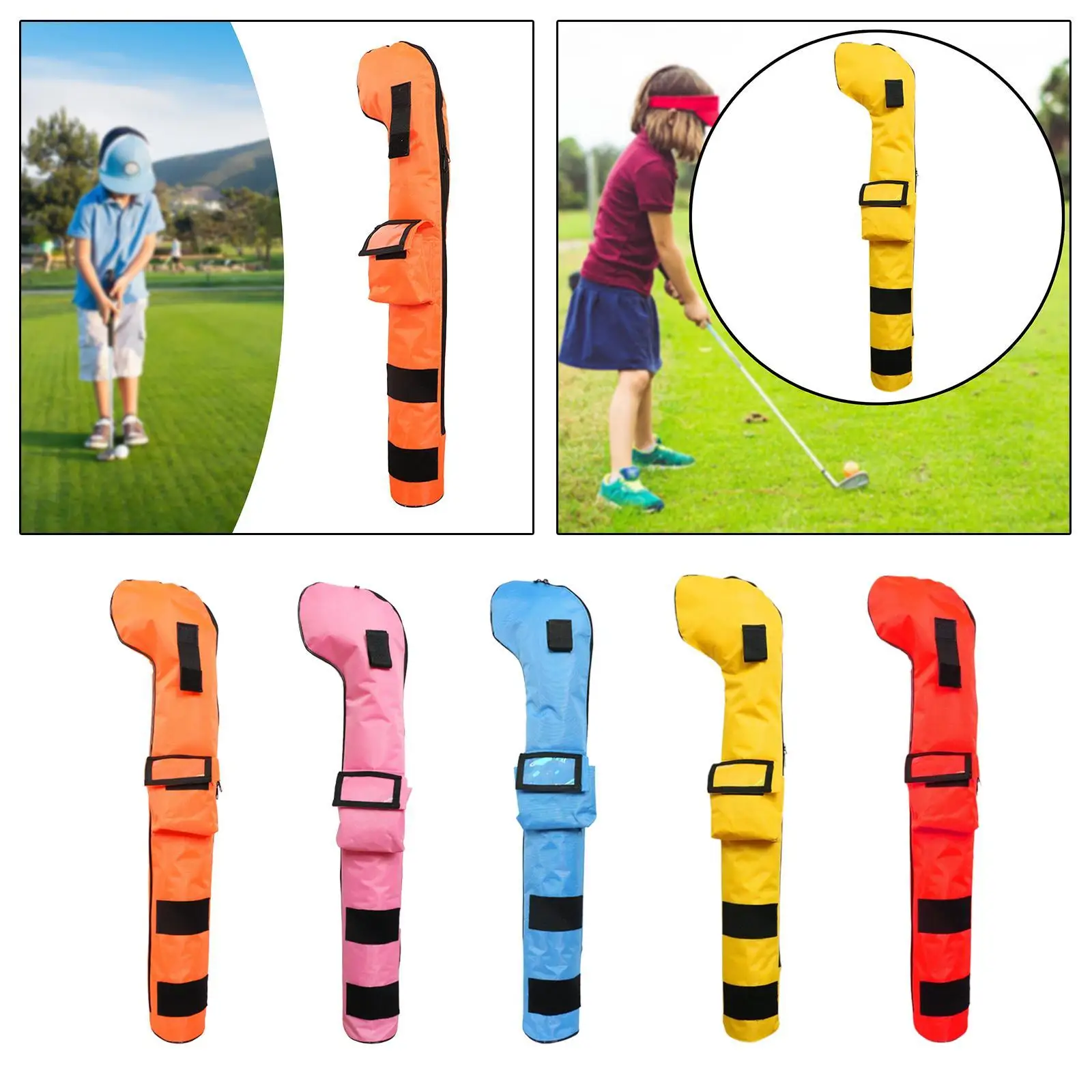 

Golf Club Bag Carrying Holds 3 Golf Clubs Travel Bag for Range Men Women