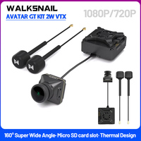 Walksnail Avatar GT KIT 2W VTX 5.8G Transmission FPV Camera 1080P 160 FOV Gyro 1/1.8 Inch High Power Long-Distance Night Vision