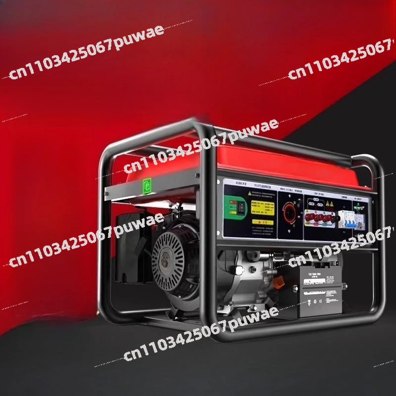 Open-air  Generator 220V Outdoor Camping Small Household High-power Pure Copper Single-phase Three-phase Generator Set