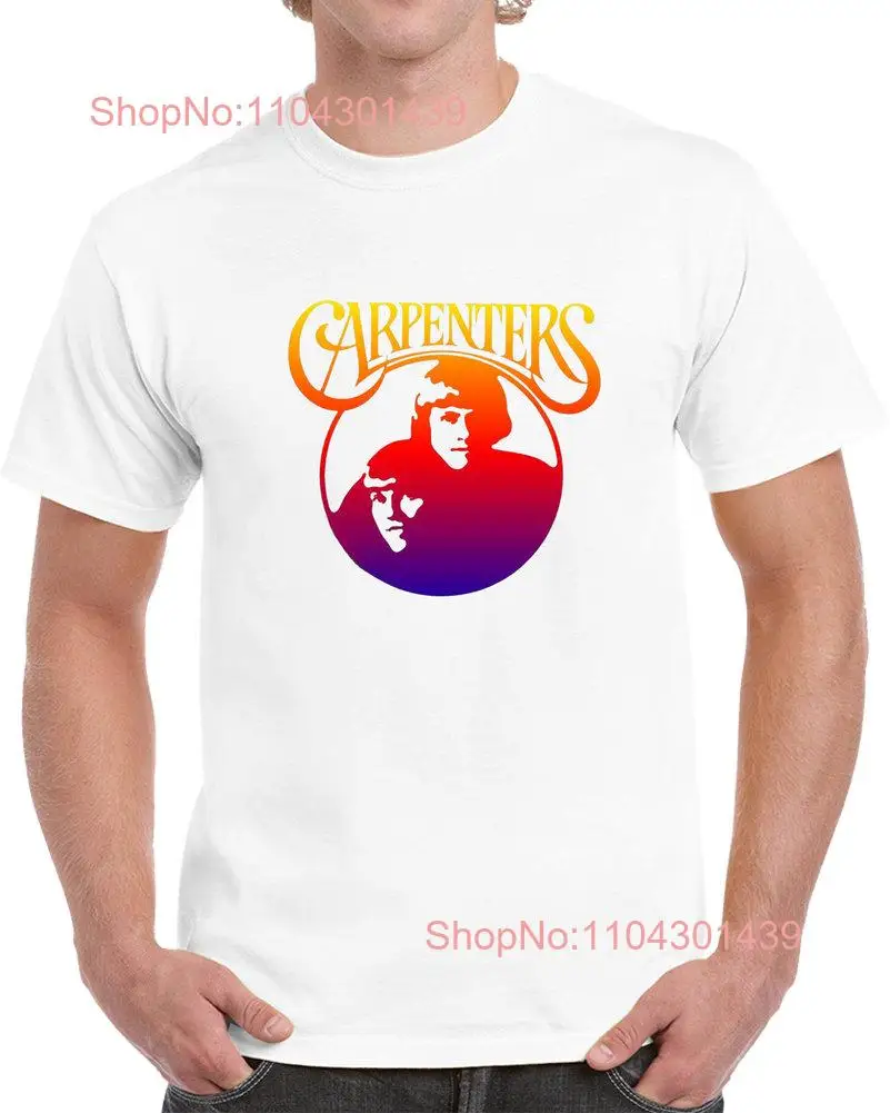 Carpenters Logo Multi Colored  T Shirt long or short sleeves