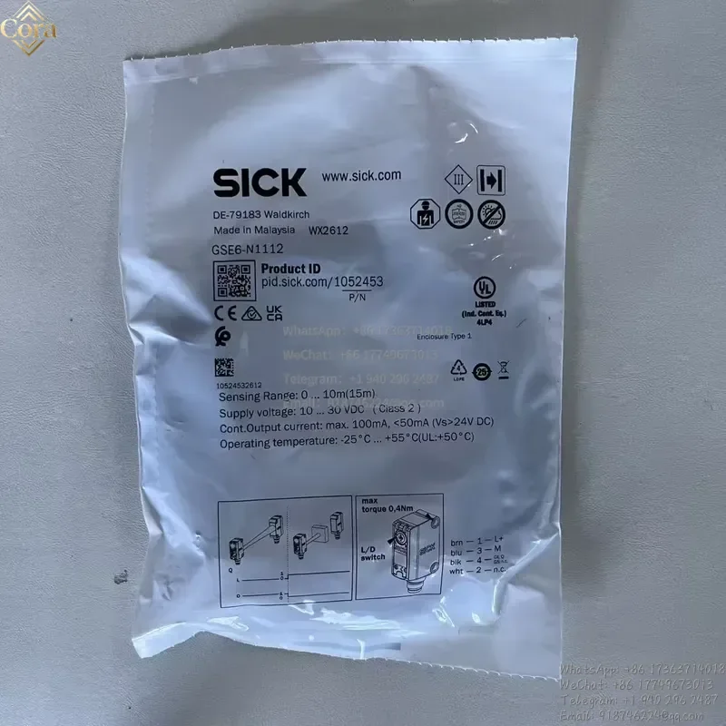 SICK brand GSE6-N1112 part no.: 1052453 PHOTOELECTRIC SENSORS new in stock