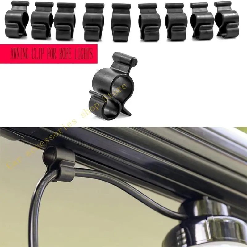 

T21E Camping путешествует веревочной зажимой для зажима Light Clip Client крючок для каравана