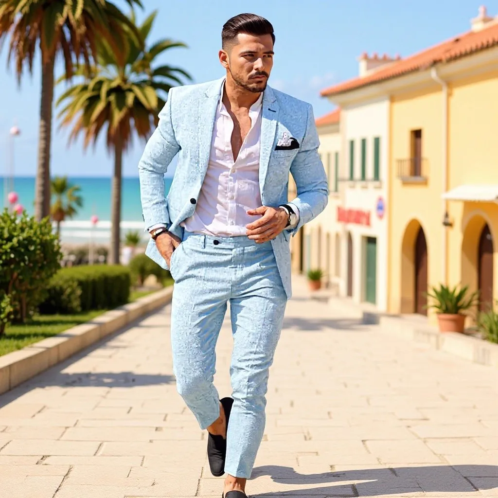 

KIDWHXR мужской наряд, винтажный однобортный пиджак с длинными рукавами, мужские брюки с прямыми штанинами, мужские модные тонкие деловые повседневные костюмы