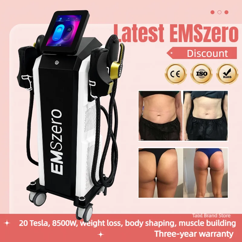 Hi-emt Body Sculpt Emszero Neo 20Tesla RF Build Muscle Fat Burning Equipment  Machine Professional 200Hz EMS Upgrade