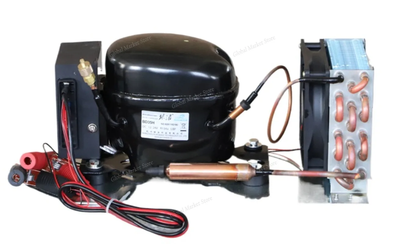 

BD25HC DC compressor unit,(with/without temperature) vehicle-mounted refrigerator and freezer refrigeration unit, condenser unit