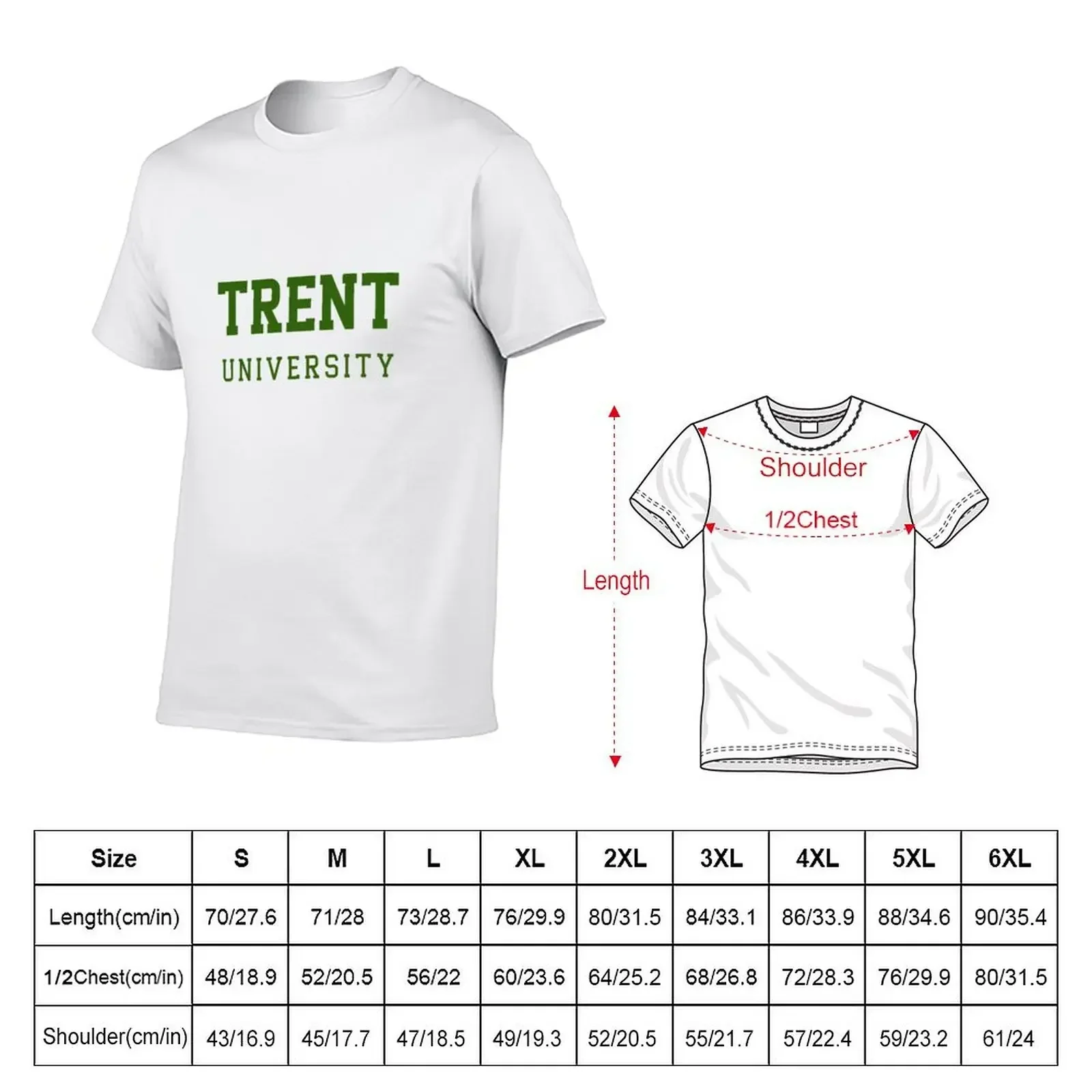 Trent University Classic T-Shirt man clothes vintage clothes summer clothes oversized t shirts for men