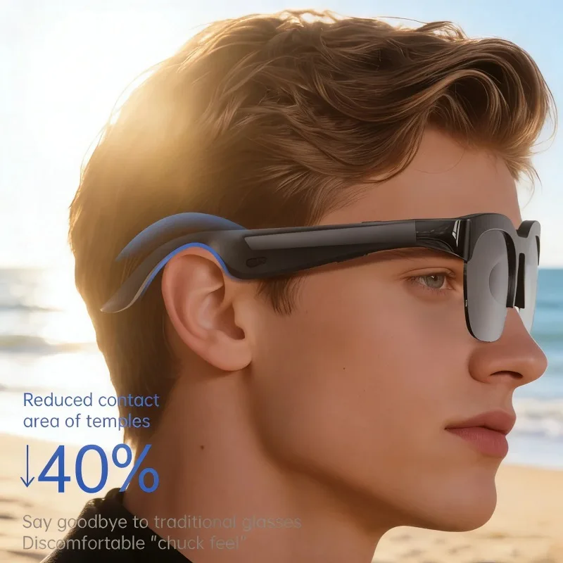 Smart Bluetooth Glasses, Hands‑Free Calls, Wireless Music, UV Protection, AI Translation, For Outdoor Sports