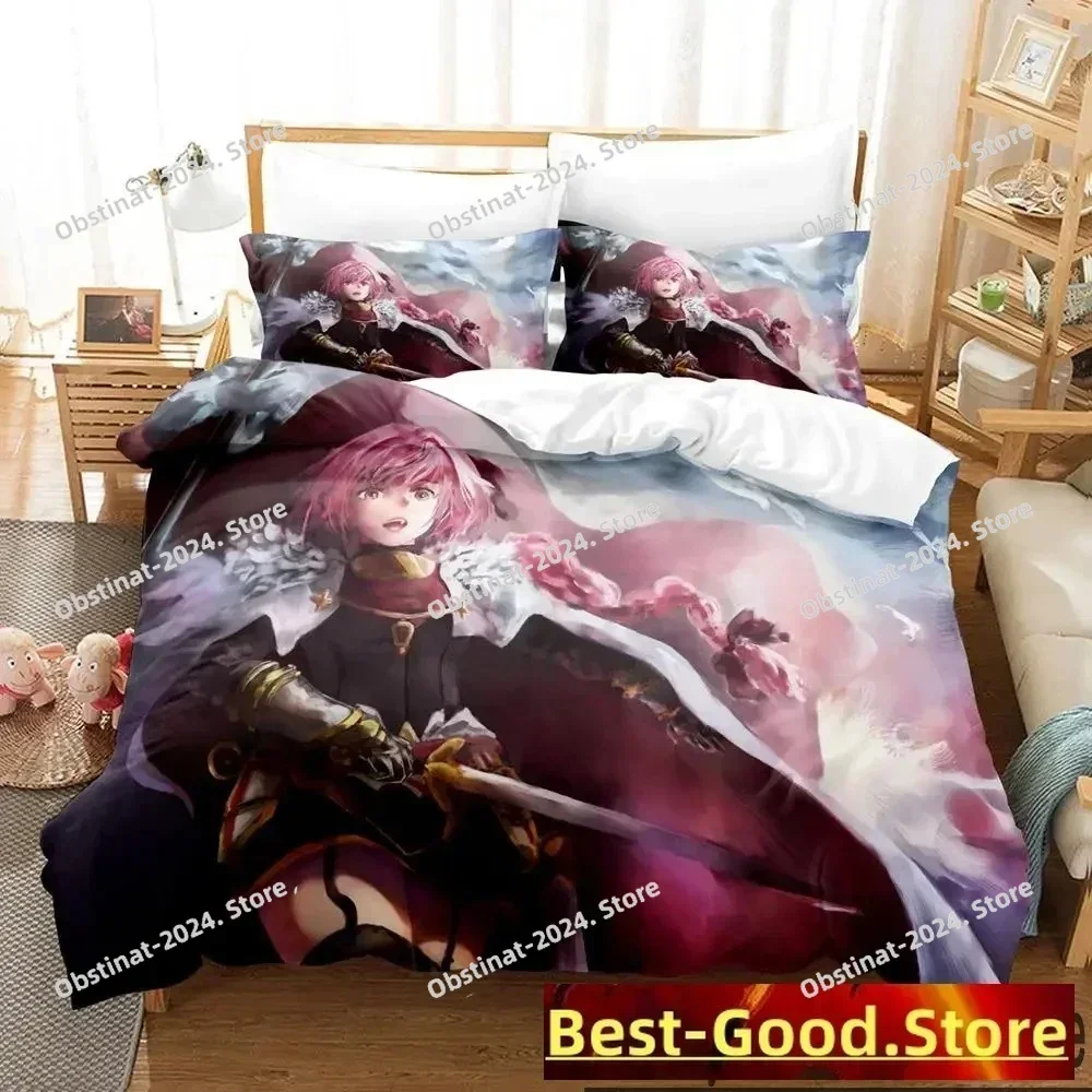 3D FateApocrypha Astolfo Anime Bedding Set Printed single Comforter Quilt Duvet Cover Pillow Case 3 Pieces Sets Kids Adult Size