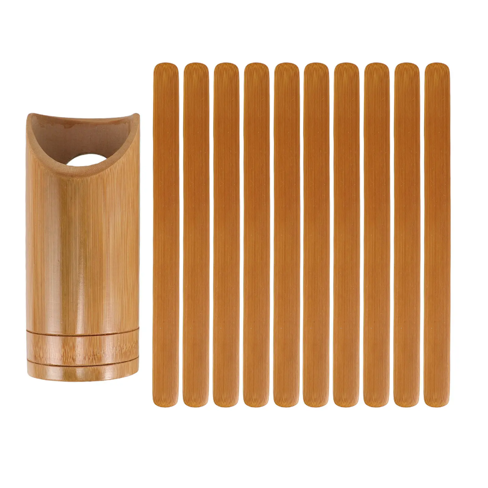 1set-artisan-bamboo-sign-drawing-canister-chinese-divination-game-prop-mystical-fortune-telling-stick-holder-eco-friendly