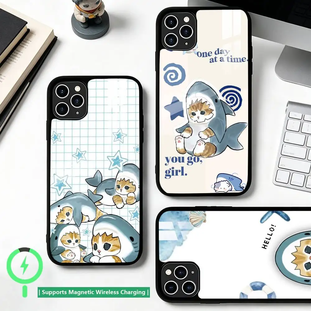 Cute M-Mofusands  Phone Case For iPhone17,16,15,14,13,12,11 Plus,Pro Compatible with magnetic wireless charging