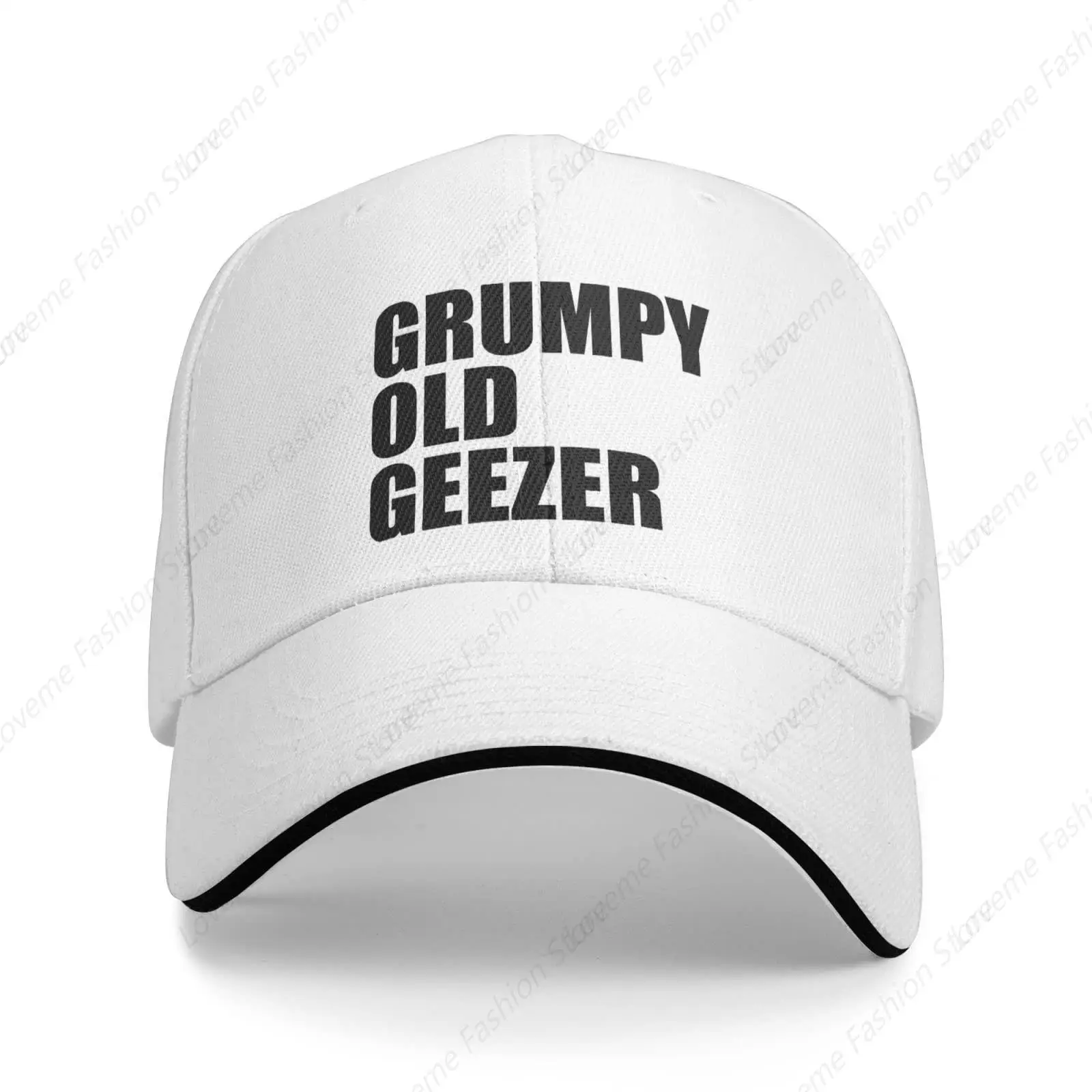 Vintage Grumpy Old Geezer Baseball Cap Four Seasons Outdoor Fishing Hat Adjustable Hip Hop Castette For Outdoor Travelling