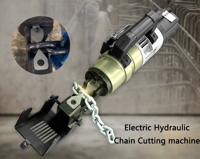 

Electric Hydraulic Chain Cutting machine CC-13 Handheld Chain Cutter Portable Manganese Steel Suspension Bridge Chain Shear G80