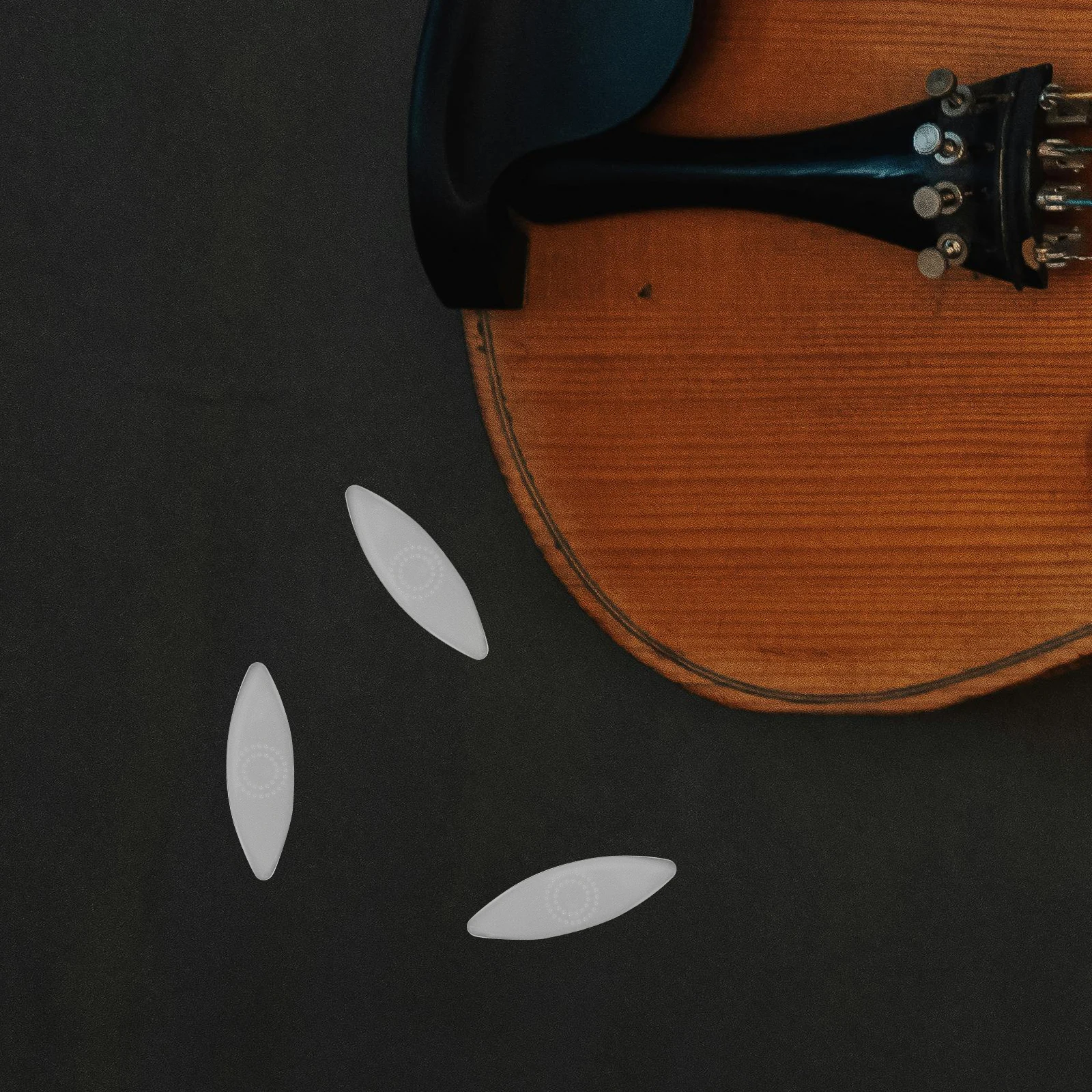 

5 Pcs Yueqin Pick Chinese Traditional Instrument Picks White Nylon Heavy Guitar