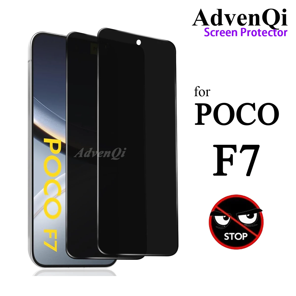 Szkło Hartowane Prywatyzujące do POCO F7 Xiaomi, Folia Ochronna Anty-Spy 9H, Ochrona Przed Podglądaniem…
