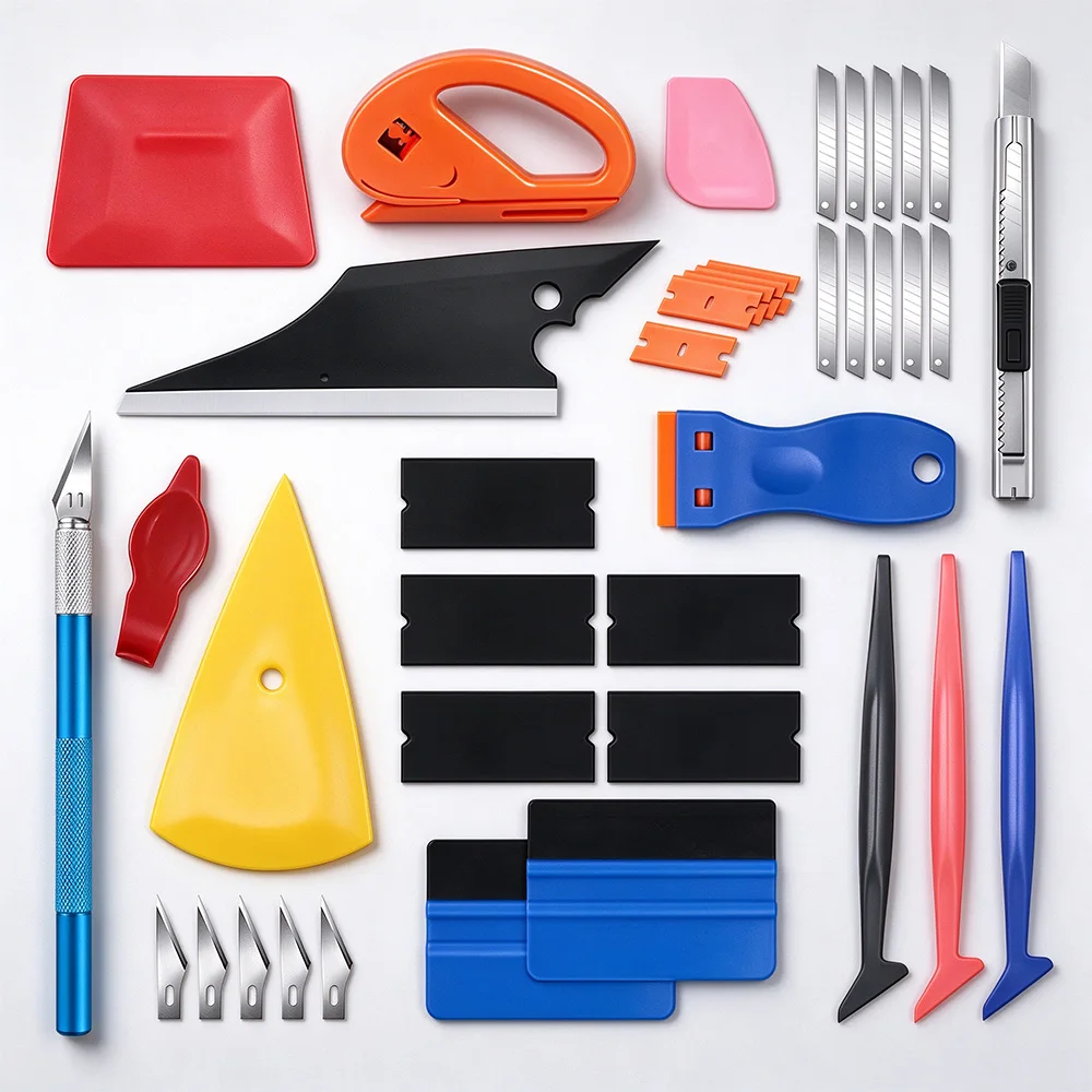 NeoWrap Car Wraps Stickers Film Installation Tool Window Tinting Kit Vinyl Wrap Squeegee Vinyl Spatula for Car Film Decal