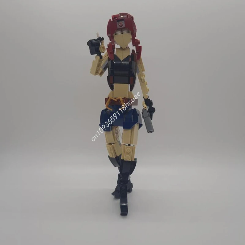 

253 шт. MOC Black Lagoon Revy nan Модель Строительные блоки Сборка Дети креативные кирпичные игрушки ремесло Рождественские подарки