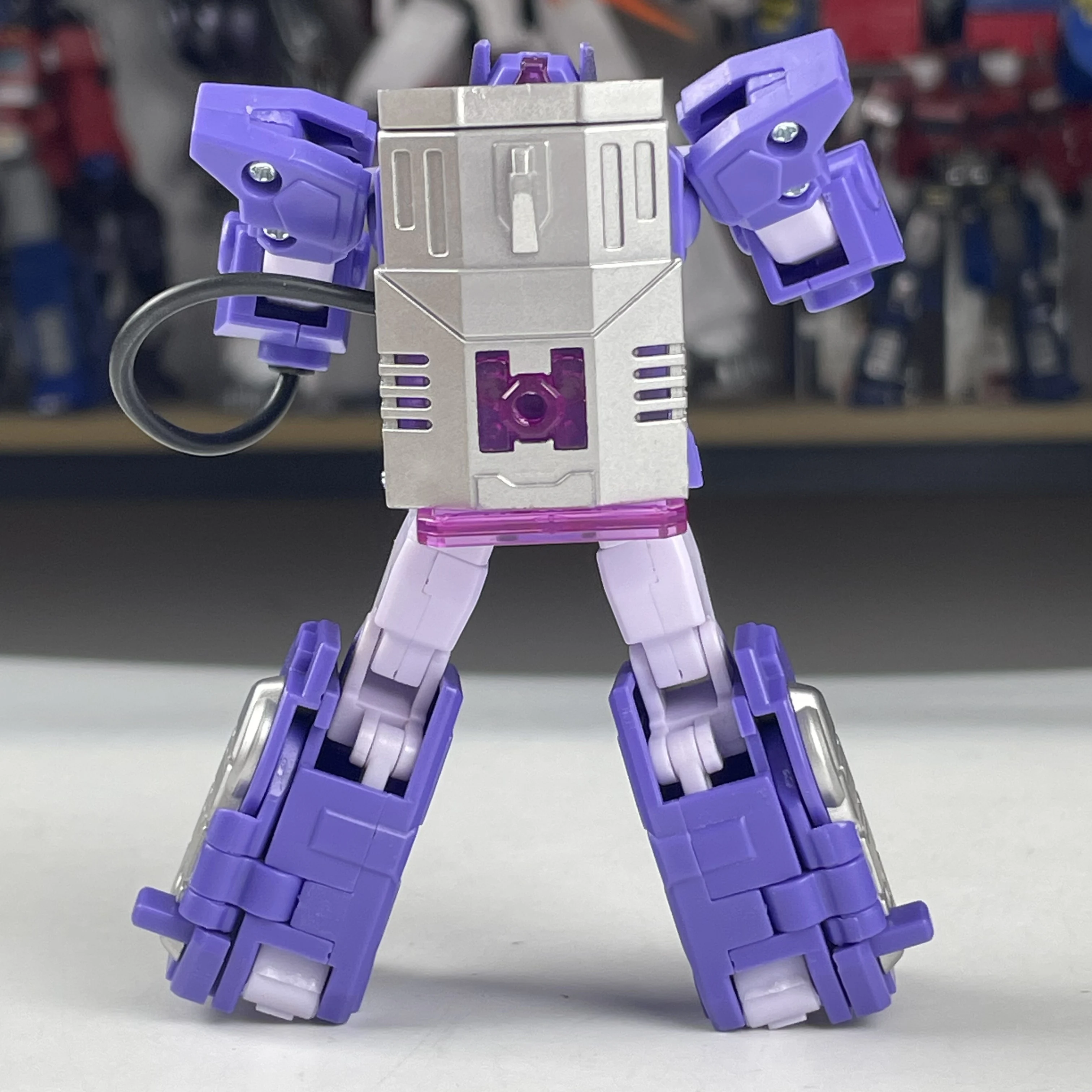 Juguetes transformadores PocketToys PT03 10CM Shockwave G1 versión animada Robot a pequeña escala modelo colección de figuras de acción Anime