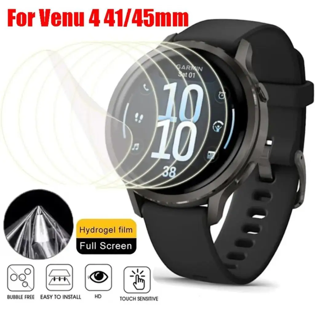 5 Pcs Hydrogel Film For Garmin Venu 4 45mm 41mm Venu 3 3S An
