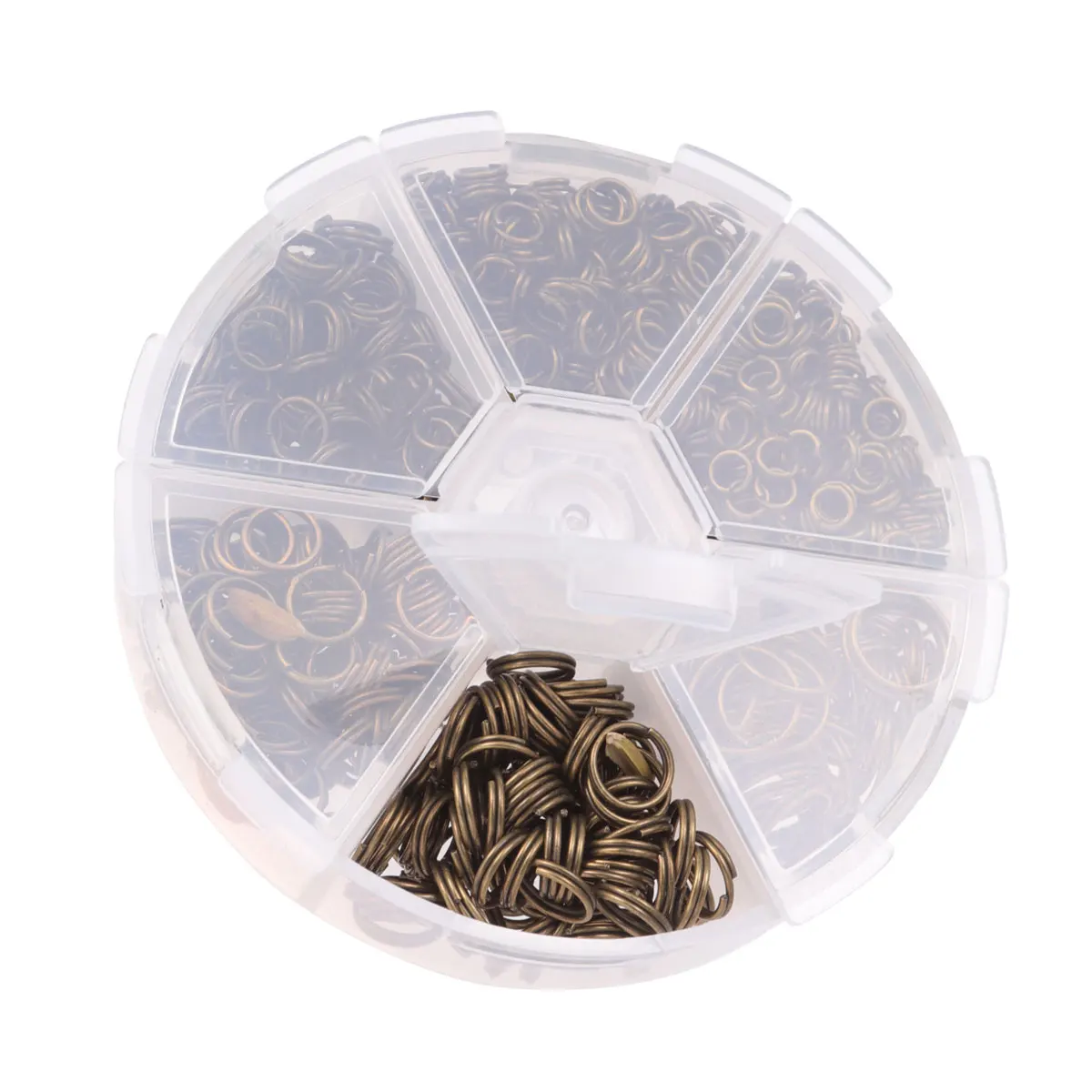 

4-10mm Iron Circle Rings Double-circle Rings Delicate Closed Ring Buckles Handmade DIY Accessories Ancient