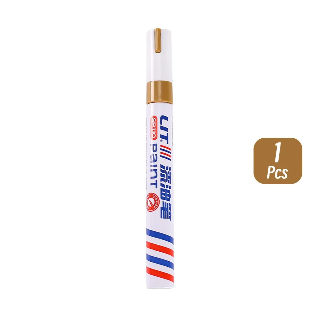 3mm 10 p Kleurrijke 8 Kleuren Permanente Verf Marker Waterdichte Witte Markers band loopvlak rubber stof Verf metalen Verf Marker Pennen