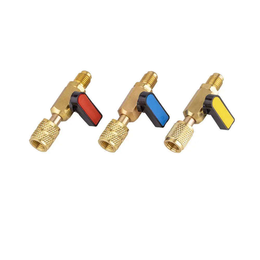 Refrigeration Charging Valve For R410A R22 Air Conditioner Fridge HVAC Fluoride Injection Safety Maintenance Accessory
