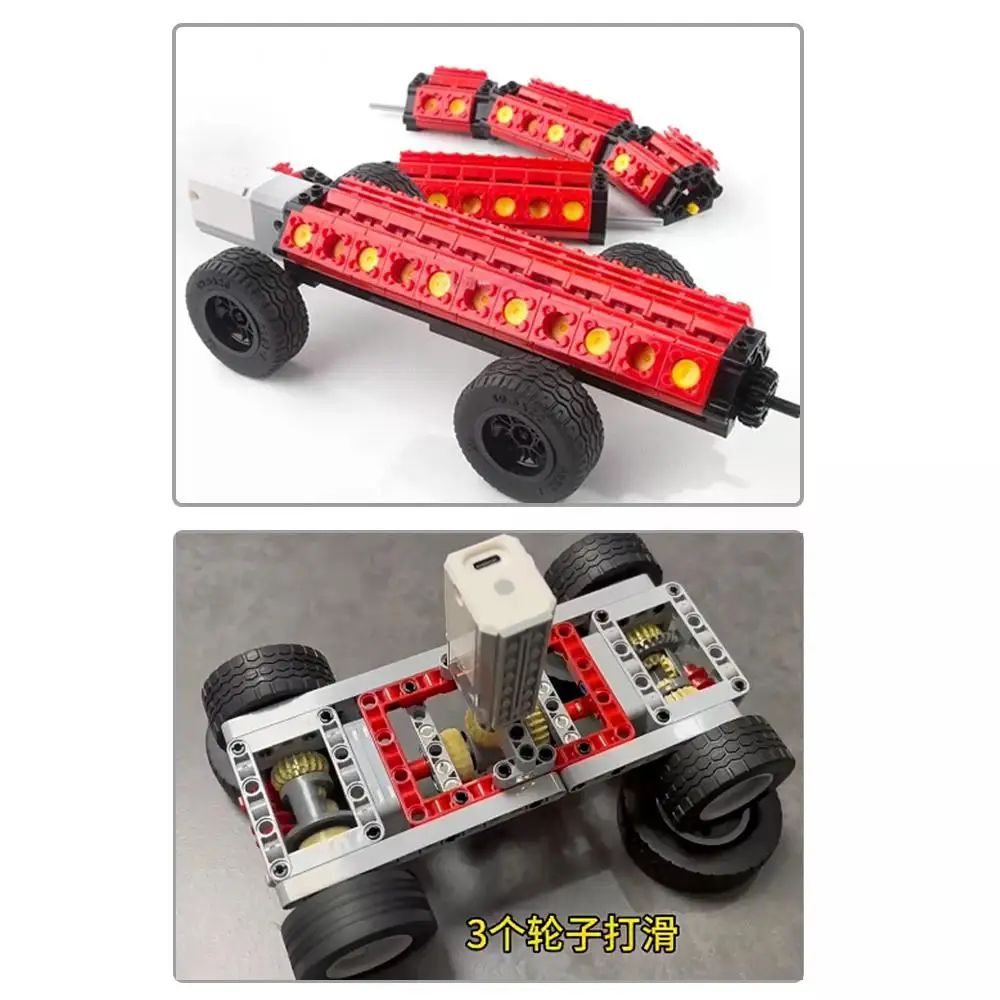 

4PCS Rechargeable M Motor Lithium Battery Technology Building Blocks Parts Assembly Bricks Toys Power Functions For 9686 8883