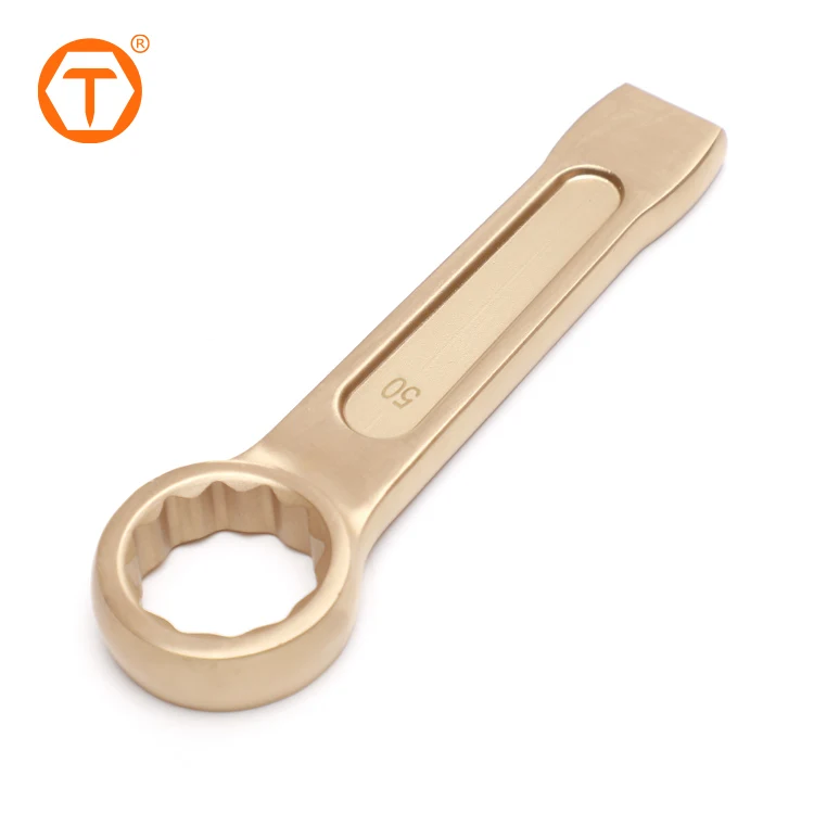 Non Sparking Safety Tools 50mm Box Ring Slogging Wrench New Flogging Spanner