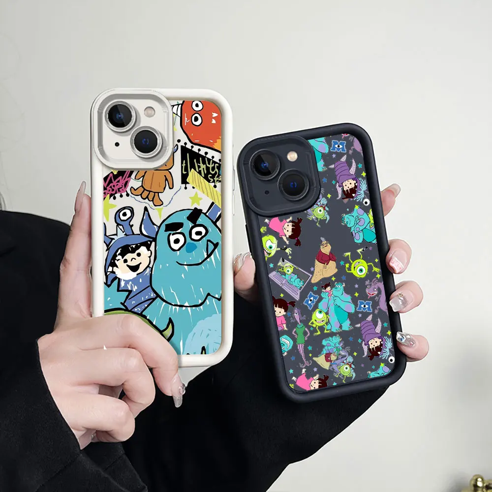 Disney Monsters Inc Anime Phone Case For VIVO X100 X90 X80 X70 X60 V30 V29 V27 V27E V25 V23 V23E V20 V15 V11I V25E PRO 5G Cover