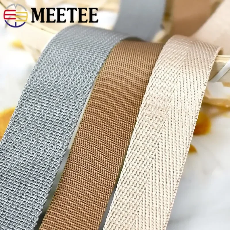 2Meters Webbing Tapes for Knapsack Strapping Band Bag Strap Ribbons Pet Collar Seat Belt DIY Bias Binding Sewing Accessories