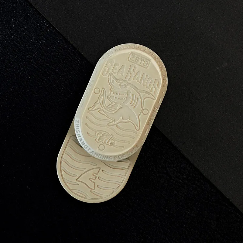 Rotierender mechanischer Schieber Fidget Spinner Roller Kugellager Ratschenrad Magnetische Push-Münze EDC Stressabbau Sensorisches Spielzeug