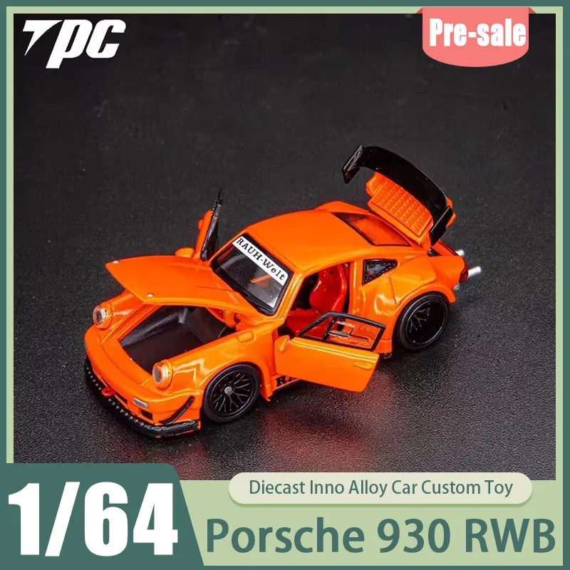 

Pre-Sale Tpc Custom 1:64 Porsche 930 Rwb Rauh-Welt Full Open Full Detail High End Diecast Modified Sports Car Model Toys Boy Kid