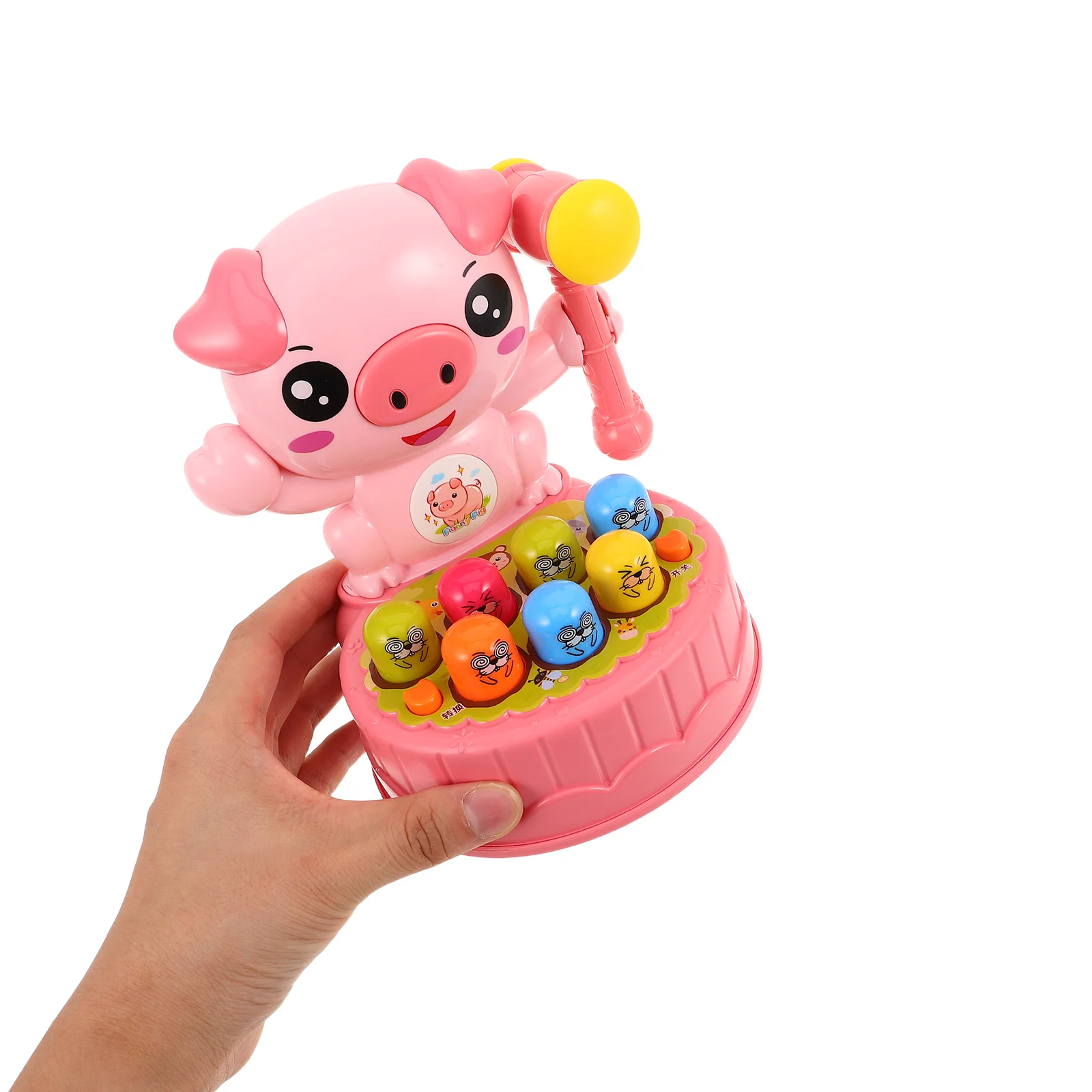 Interaktywna gra dla maluchów, gra edukacyjna dla dzieci, gra w uderzanie, kolorowe modele kretów, młotek, zabawki edukacyjne, prezenty.