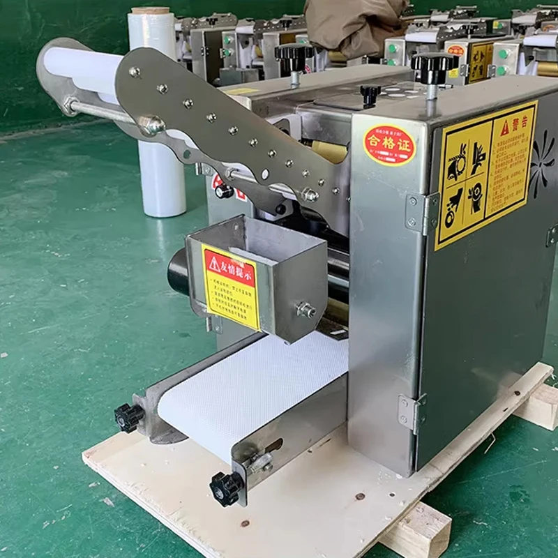 PBOBP Automatic Pancake Chapati Spring Roll Wrapper Egg Roll Skin Maker Machine Samosa Pastry Spring Roll Sheet Making Machine