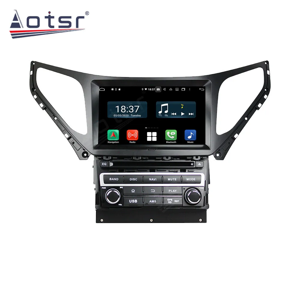 8+256GB 5G LTE Car Radio For HYUNDAI AZERA 2015 2016 2017 2018  Multimedia Video Player 8 Core Android12 Wireless Carplay Stere