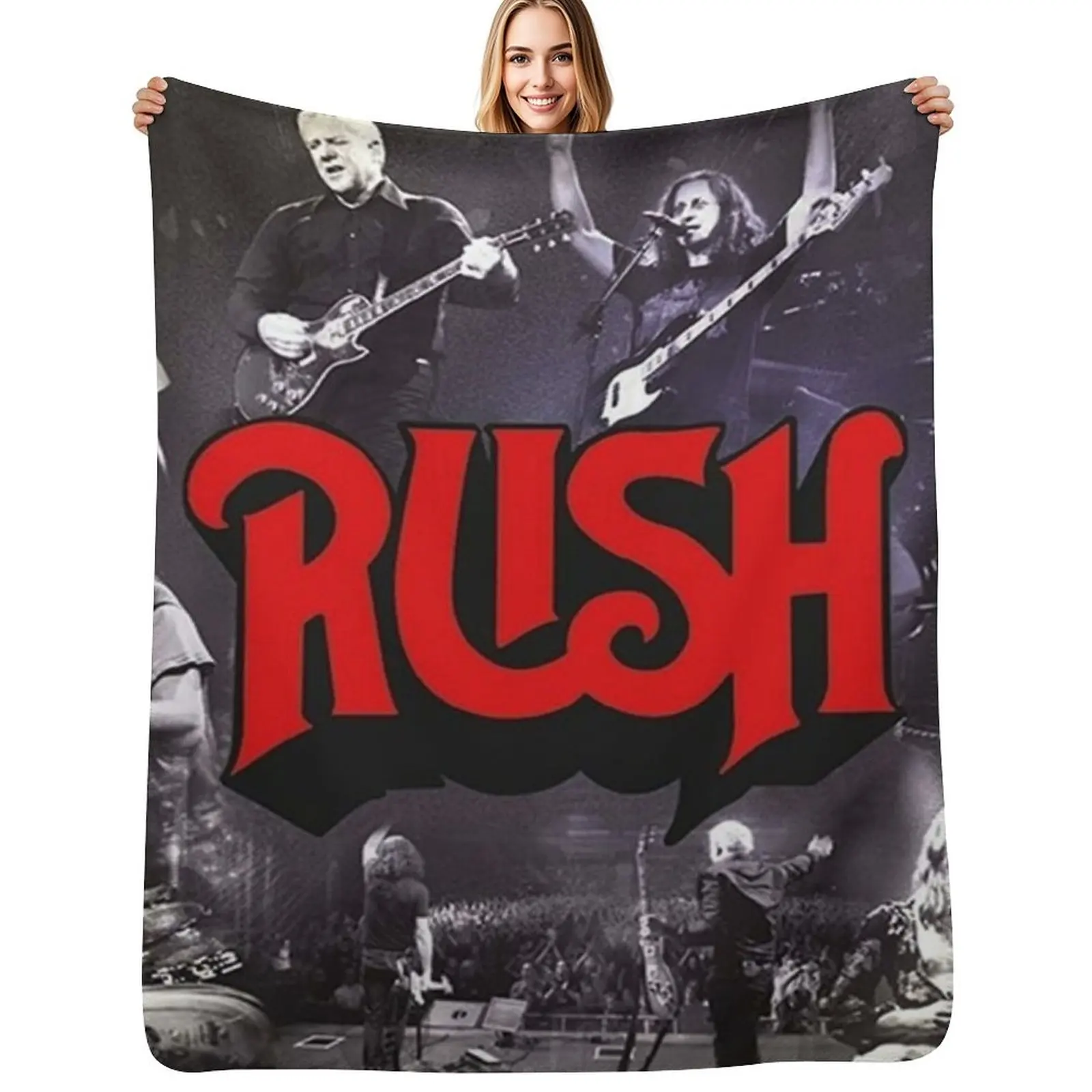 Concert Tour RushBand Best Moments || 010 Throw Blanket For Baby Moving For Decorative Sofa Designers Nap Loose Blankets