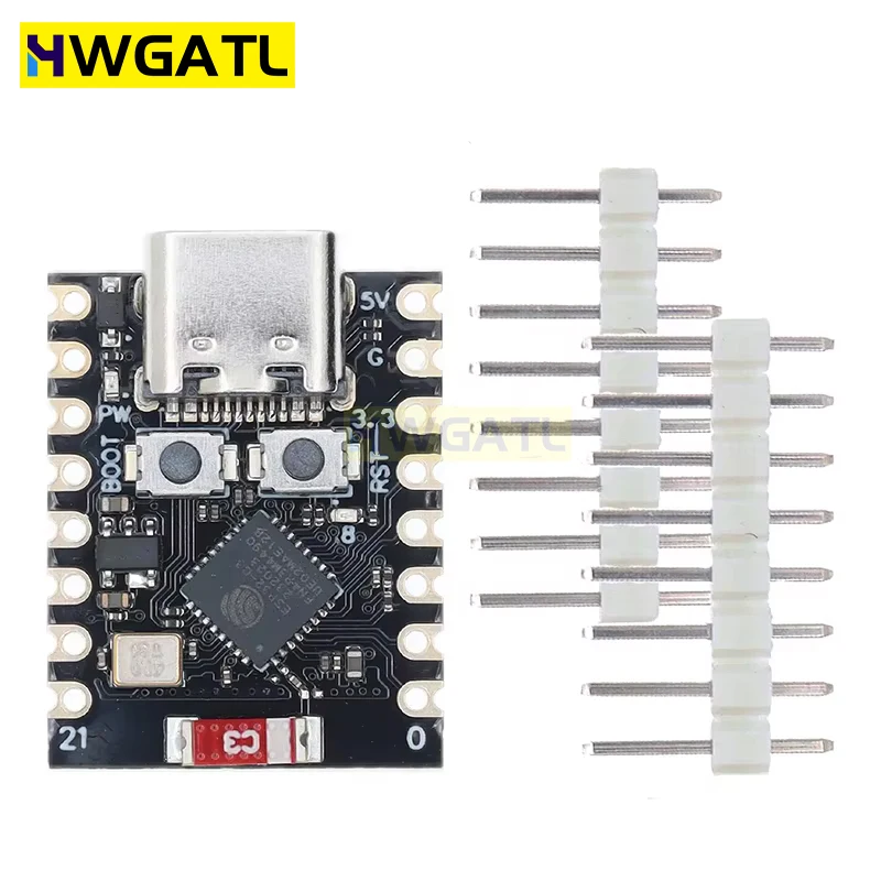 Płytka rozwojowa HWGATL ROBOT ESP32-C3 ESP32 C3 SuperMini WiFi Bluetooth dla Arduino