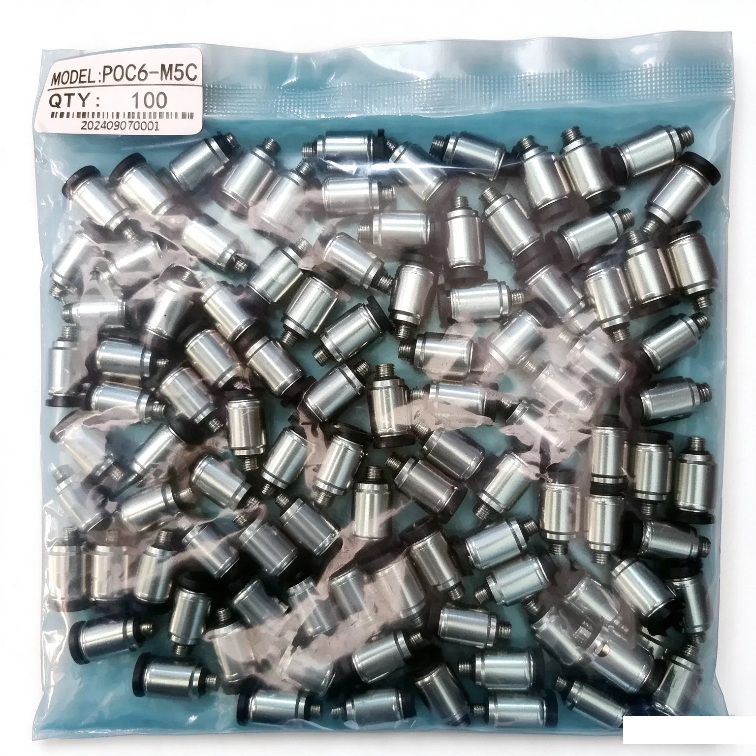 Pneumatic Pipe Fitting Push In Quick Connector 3mm 4mm 5mm 6mm OD  M3 M4 M5 M6 1/8