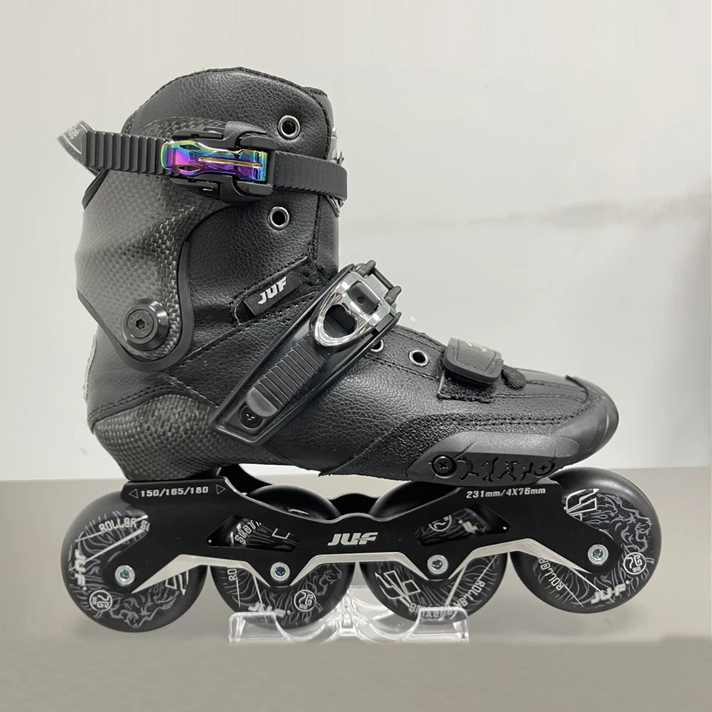 

Professional Slalom Inline Skates Carbon Fiber Boots Cuff Adult Roller Free Skating Shoes Sliding Patines Similar With SEBA IGOR
