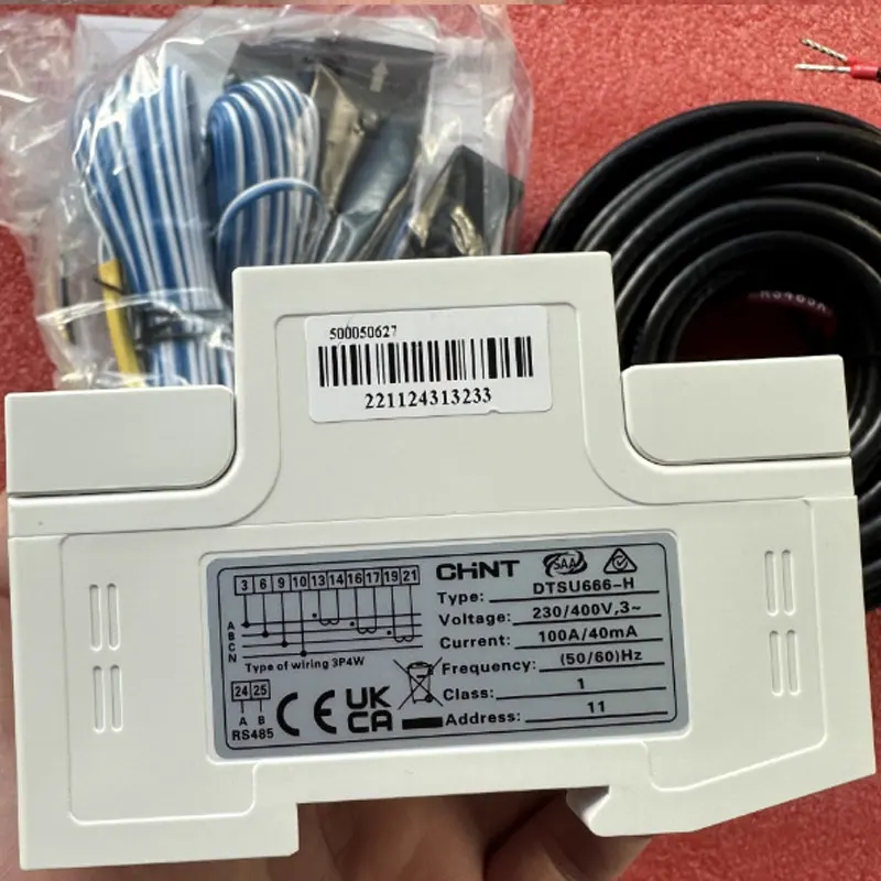 Huawei Anti-Reverse Power Flow Meter Device  DTSU666-H Three-Phase 100A Meter  For  Huawei 3 Phase Inverters Smart Power Sensor