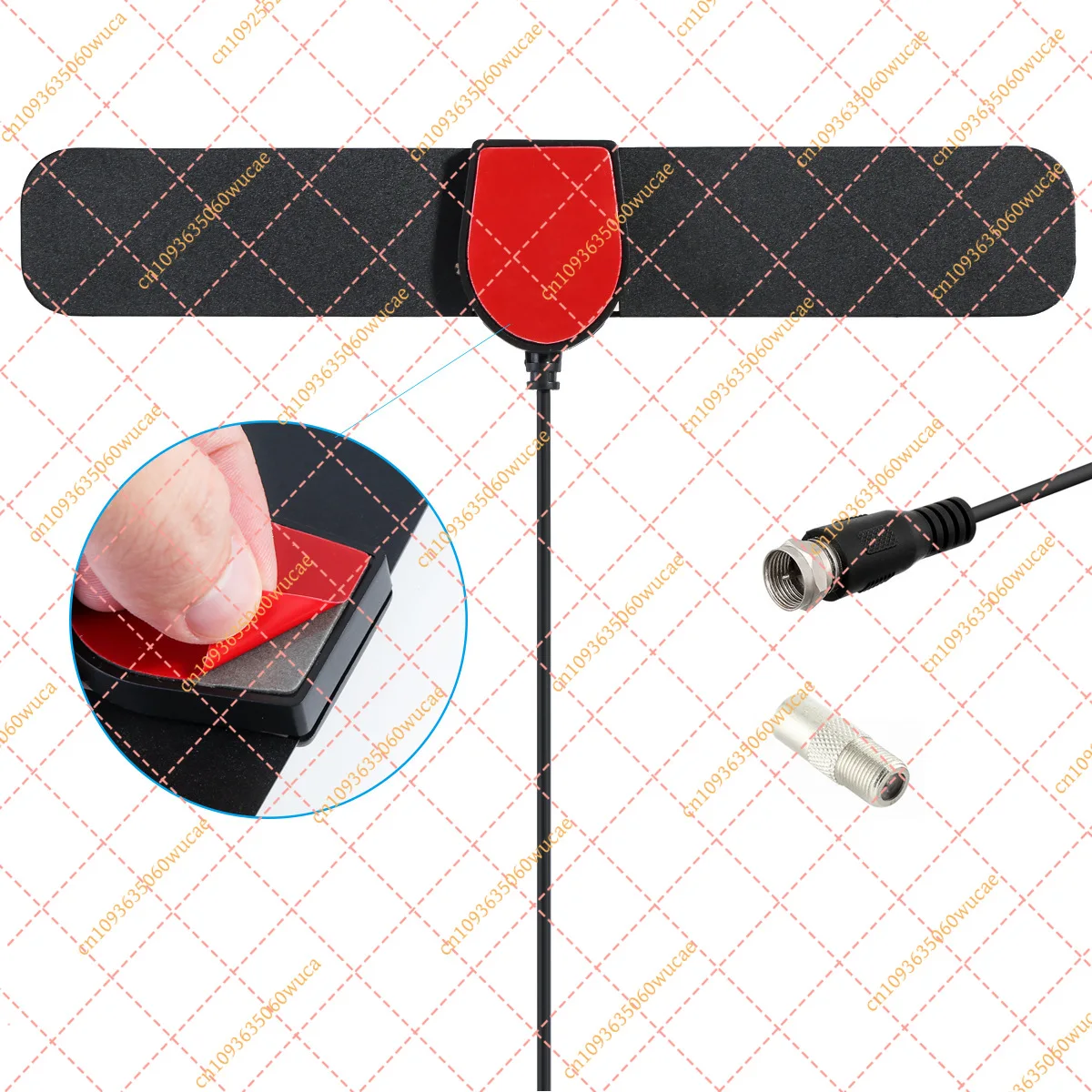 WU-F-3M Indoor & Outdoor TV Antenna, High-Definition Free-to-Air HDTV Reception for Home